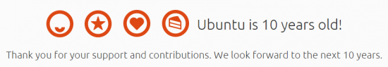 Ubuntu исполнилось 10 лет